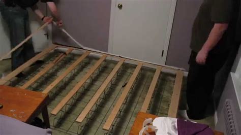 disassemble box spring with metal frame|cutting box springs apart.